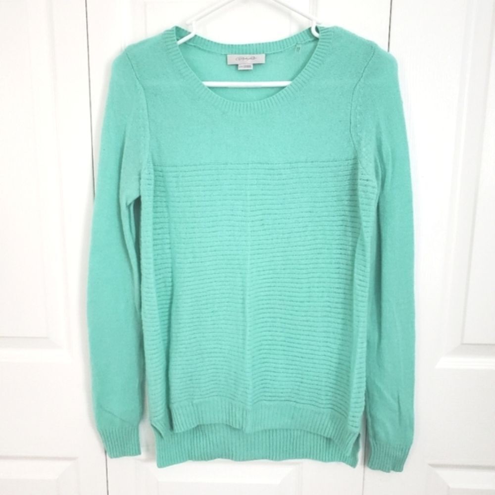 Christopher Fischer Lightweight 100% Cashmere Sweater Size XS Mint Green